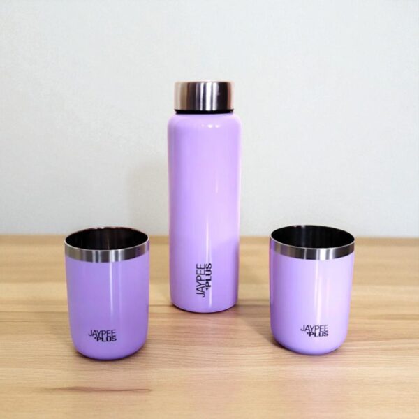 Jaypee Plus Nexon 3 Piece Gift Set (1pc Water Bottle - 720ml+ 2pc Glass)