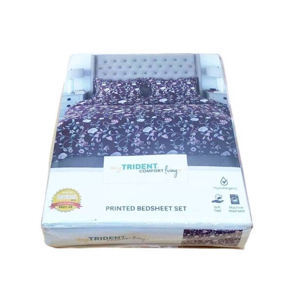 My Trident Comfort Living Double Bedsheet With Pillow Covers - Image 3