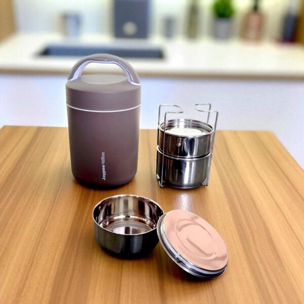 Jaypee HotBoxx Stainless Steel 3 Containers Tiffin Box - Image 3