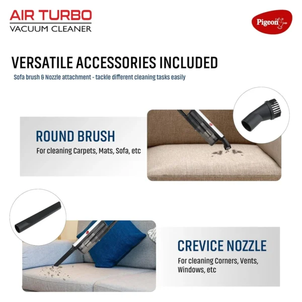 Pigeon Airturbo Handheld Dry Vacuum Cleaner for Home & Car 600W - Image 4