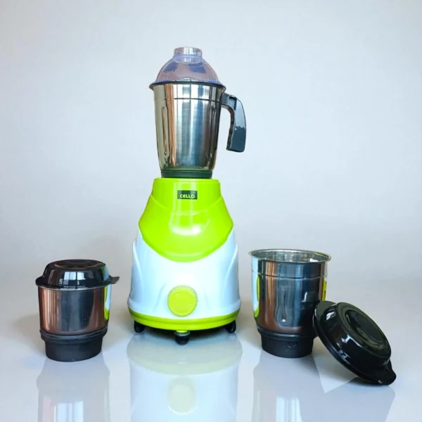Cello Expro 3 Stainless Steel Jar Electric Mixer Grinder 600W - Image 2