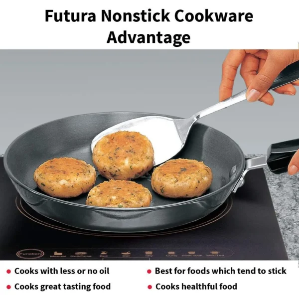 Hawkins Futura Nonstick Induction Compatible INF20 Frying Pan - 1 Ltr (20CM, 3.25MM) - Image 3