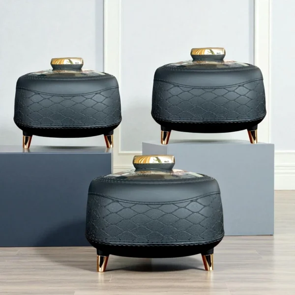 Jaypee Kingston Klass 3 Piece Casserole Set (1500ml + 2000ml + 2500ml)