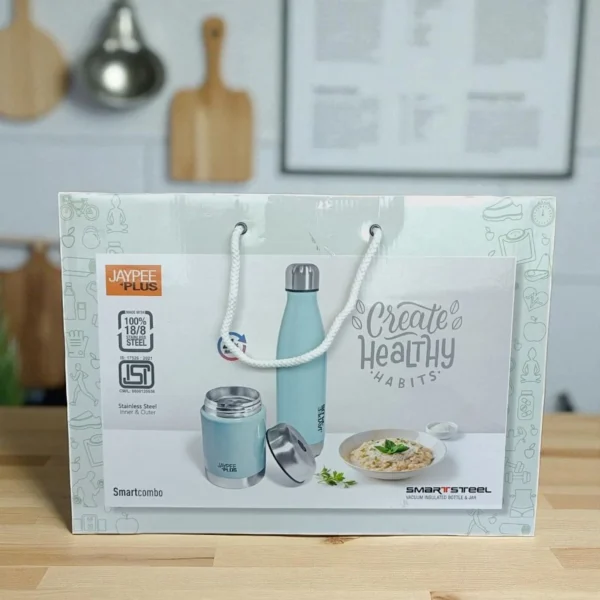 Jaypee Plus 2 Piece Smart Combo Set (1pc Vacuum Insulated Water Bottle 500ml + 1pc Food Jar 400ml) - Image 3