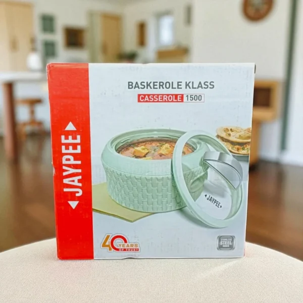 Jaypee Baskerole Klass Insulated Casserole 1500ml - Image 4