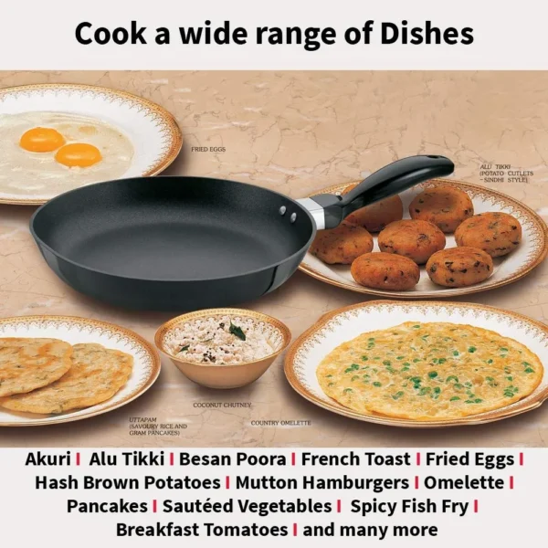 Hawkins Futura Nonstick Induction Compatible INF20 Frying Pan - 1 Ltr (20CM, 3.25MM) - Image 2