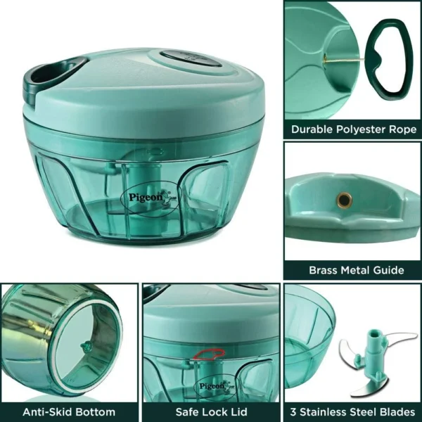 Pigeon Mini Handy Chopper with 3 blades - 400 ml (12420-M) - Image 5