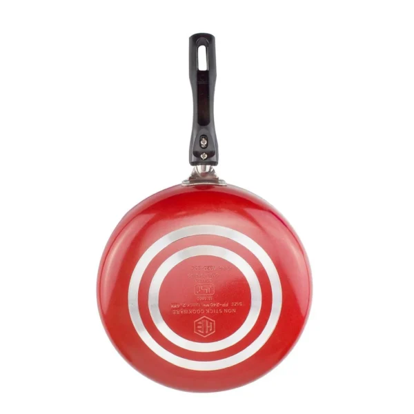 Orange Nonstick Fry Pan with SS Lid - 2L (240mm) FP12 - Image 2