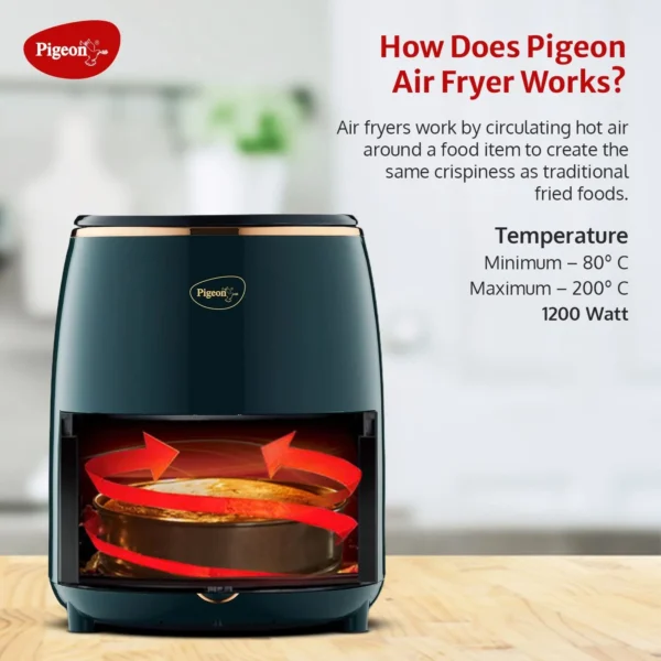 Pigeon Healthifry Digital Air Fryer, 4.2 Ltr with Basket - Image 4