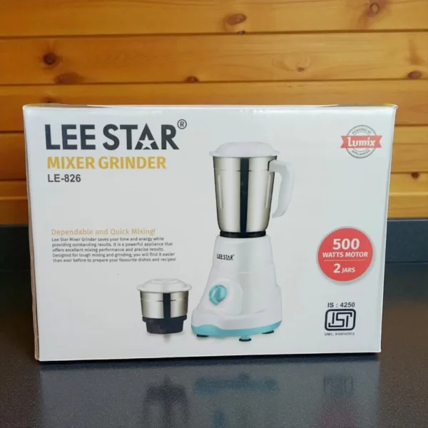 Lee Star LE-826 500W Electric Mixer Grinder - Image 4