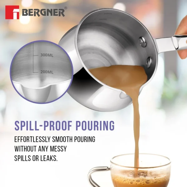 Bergner BE Essentials TriPro Tri-Ply Archana 7 Piece Cookware Set - Image 3
