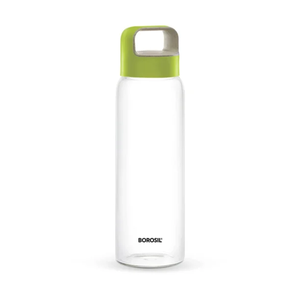 Borosil Crysto Borosilicate Glass Water Bottle, 750ml - Image 2