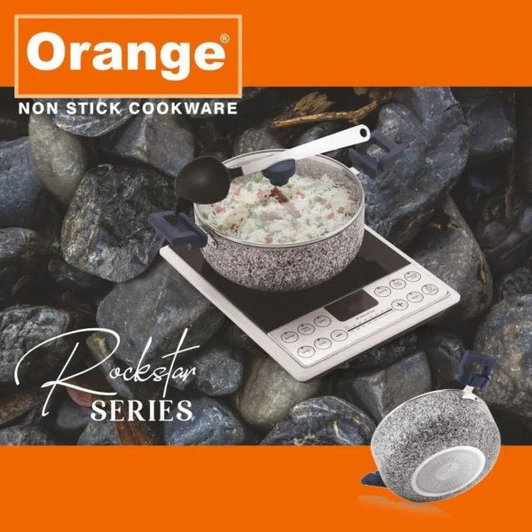 Orange Non-Stick Rockstar Series Cook & Serve Casserole 240mm (4mm) - Image 4