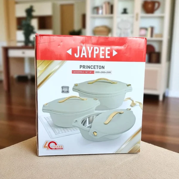 Jaypee Princeton 3 Piece Casserole Set (2000ml + 2000ml + 2500ml) - Image 4