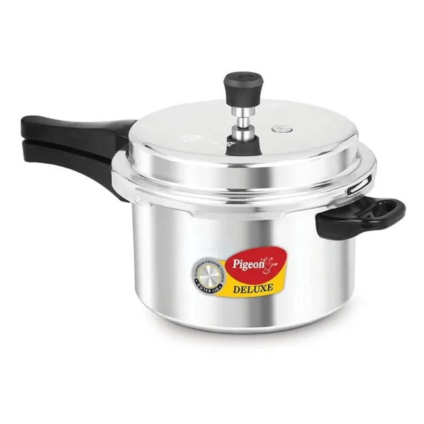 Pigeon Deluxe Aluminium Outer Lid Pressure Cooker - 5L - Image 2