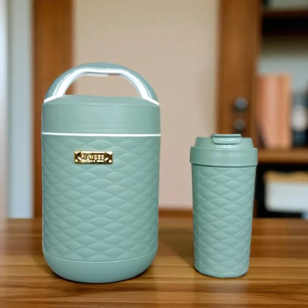 Jaypee Urbanite 2 Piece Combo Set (1pc Luxboxx 3 Container Tiffin Box + 1pc Luxip Vacuum Flask 385ml) - Image 3