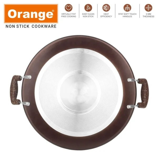 Orange Round Multipurpose 5MM Dosa Tawa (335mm) (ONSC071) - Image 3