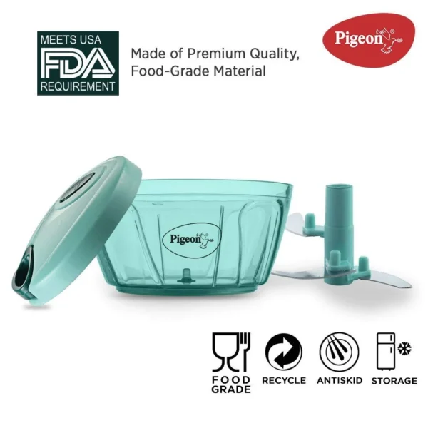 Pigeon Mini Handy Chopper with 3 blades - 400 ml (12420-M) - Image 2