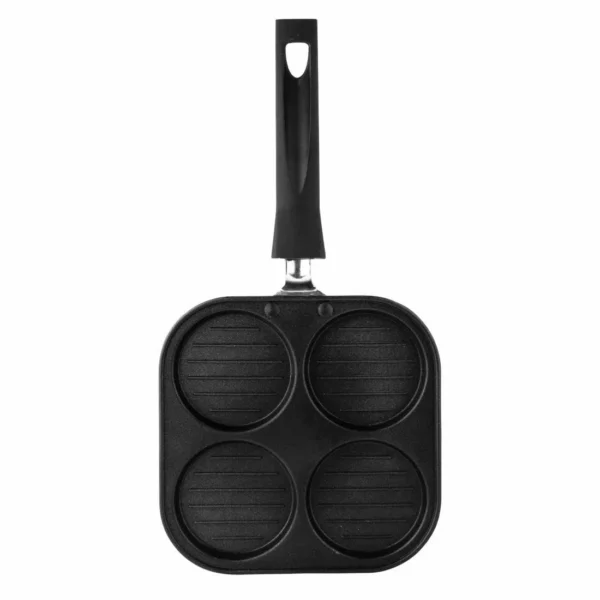 Orange Non-Stick Diecast 4 in 1 Multi-Snack Maker Pancake Tawa/Mini Uttapam Tawa (ONSC080) - Image 2