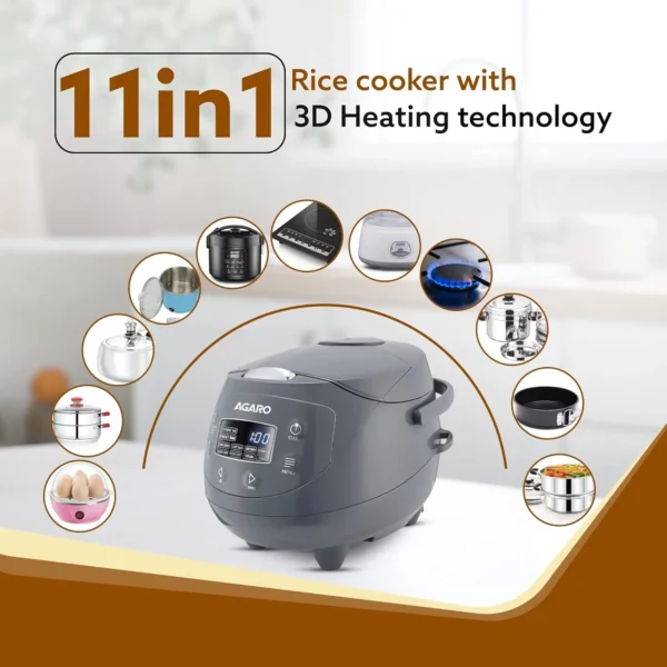 AGARO Imperial Electric Rice Cooker, 2L - Image 2