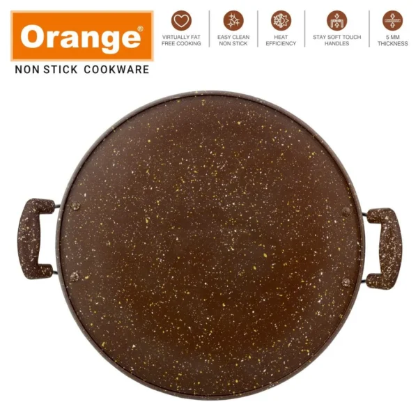 Orange Round Multipurpose 5MM Dosa Tawa (335mm) (ONSC071) - Image 4