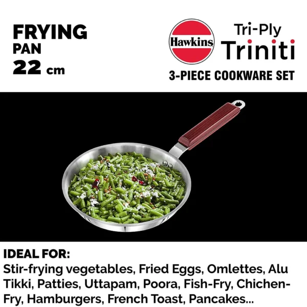Hawkins Tri-Ply Stainless Steel Triniti Cookware Set 2 (SSET2) - Image 2