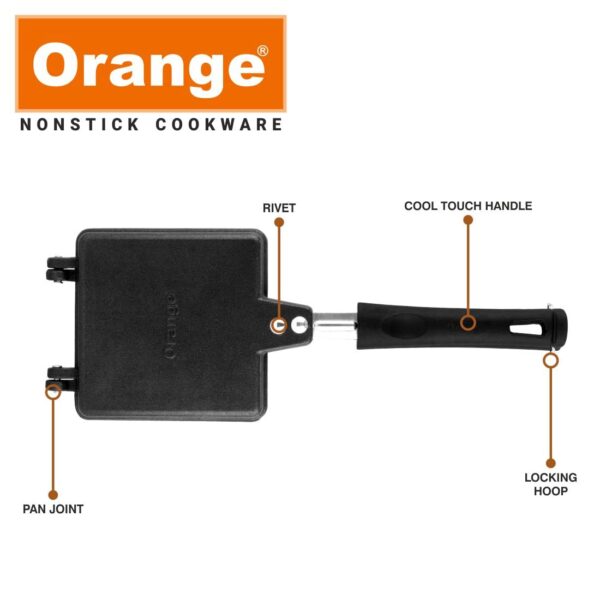Orange Jumbo Sandwich Maker - Image 4