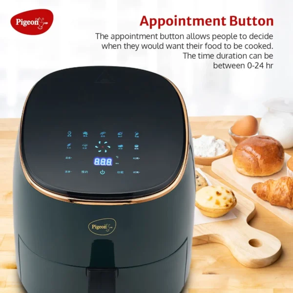 Pigeon Healthifry Digital Air Fryer, 4.2 Ltr with Basket - Image 2