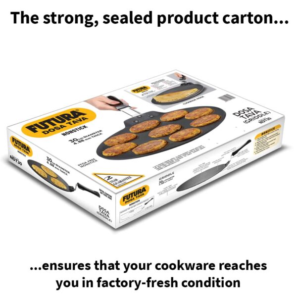 Hawkins Futura NDT30 Nonstick Dosa Tawa (Griddle) - 30cm, 4.88mm - Image 4
