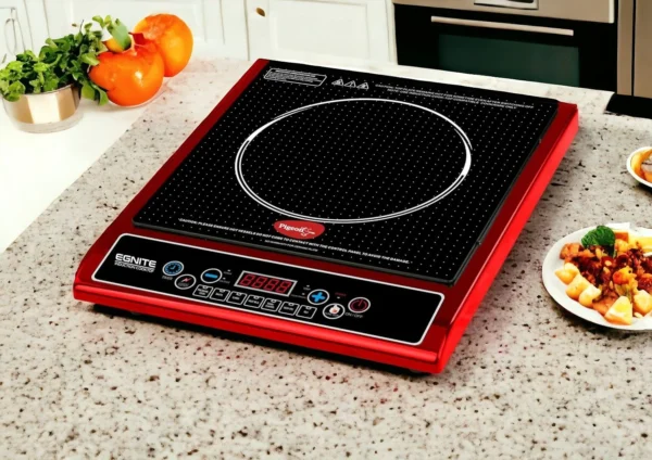 Pigeon Egnite 1800W Electric Induction Cooktop (Black, Push Button) - Image 2
