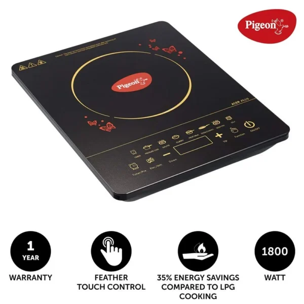 Pigeon Acer Plus Electric Induction Cooktop 1800W - Image 2