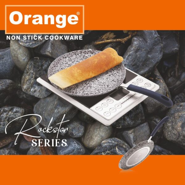 Orange Rockstar 290mm Dosa Tawa, Thickness - 4mm - Image 4