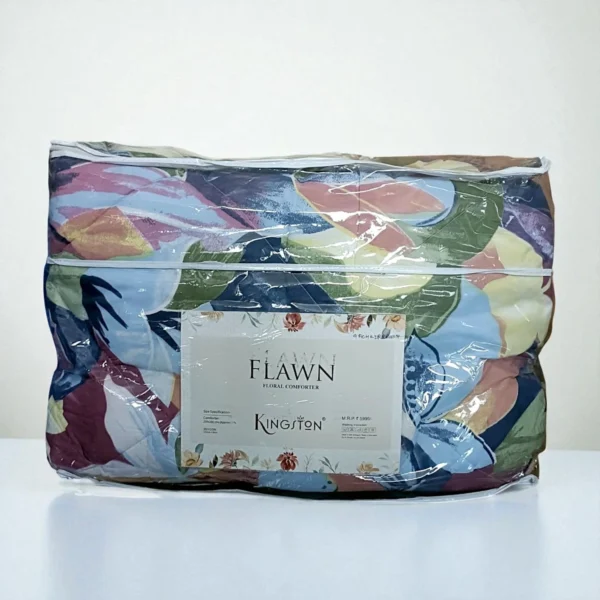 Kingston Flawn Floral Comforter 350GSM - Image 3