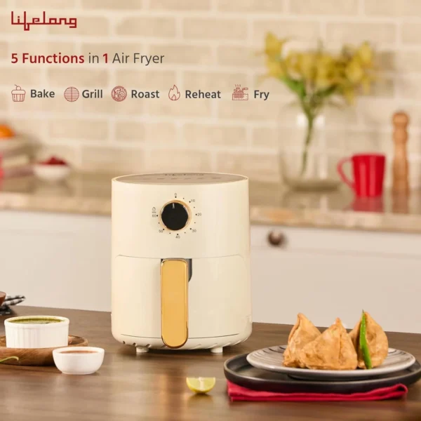 Lifelong Electric Air Fryer | 1 Year Warranty | 800W, 2.5L - Image 2