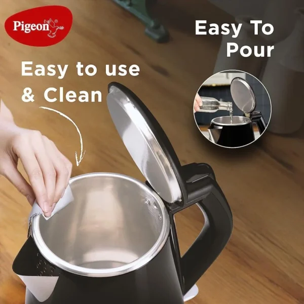 Pigeon Spark Double Walled Electric Kettle 1500W, 1.2 Ltr - Image 4