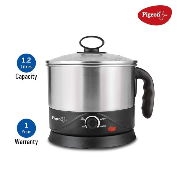 Pigeon Kessel Multipurpose Electric Kettle - 1.2 Ltr