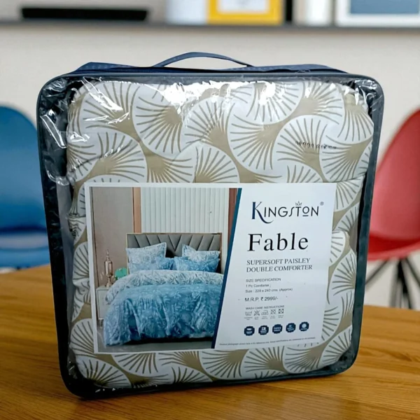 Kingston Fable Double Bed Comforter (220 X 240 CM) - Image 3