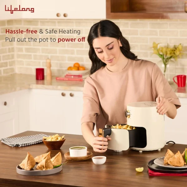 Lifelong Electric Air Fryer | 1 Year Warranty | 800W, 2.5L - Image 4