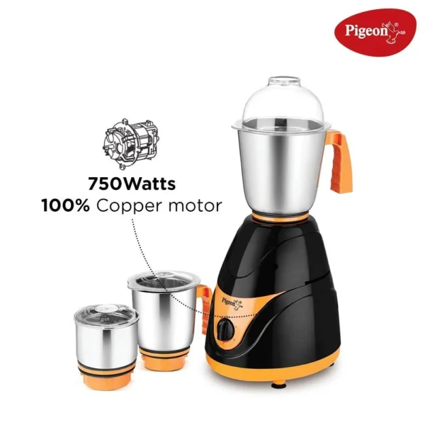 Pigeon Pearl MX7 Mixer Grinder (750 W) - Image 4