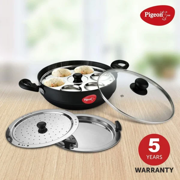 Pigeon 12298 Titanium Hard Anodised Multi Kadai 280mm - Image 3