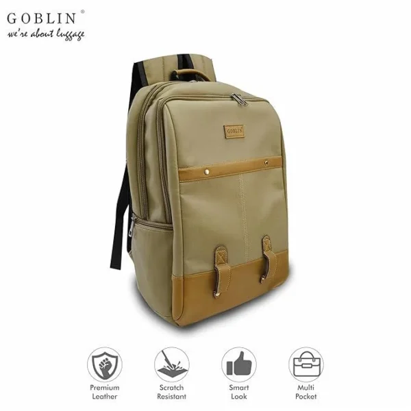 Goblin Terra Vegan Leather Laptop Backpack - Image 4