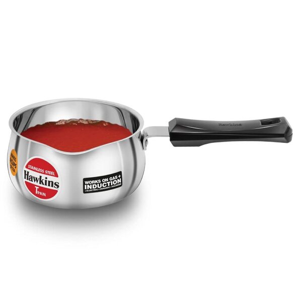 Hawkins SST15 Stainless Steel Induction Compatible Tpan - 1.5 Litre 14CM