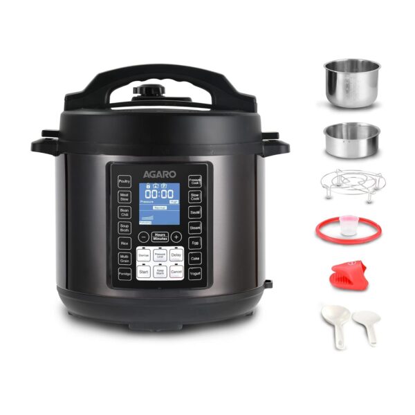 AGARO Imperial Electric Pressure Cooker, 6 litre