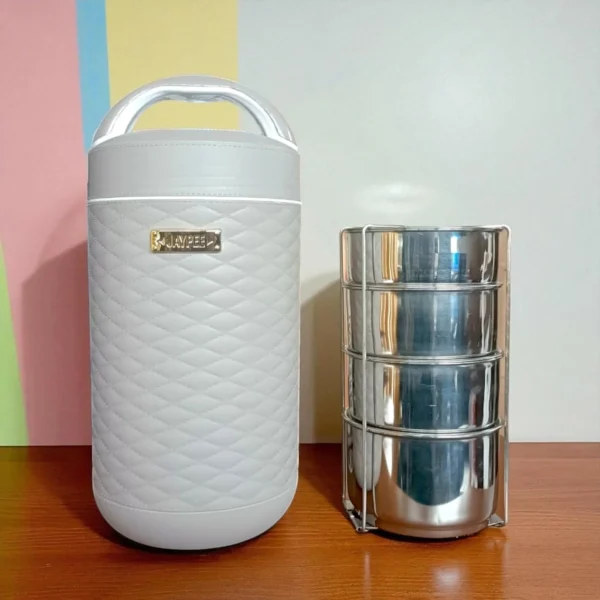 Jaypee Luxboxx 4 Stainless Steel Containers Insulated Tiffin Box