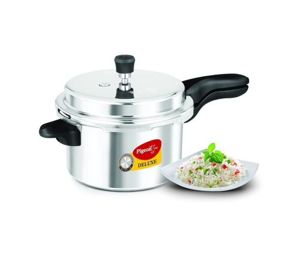 Pigeon Deluxe Aluminium Outer Lid Pressure Cooker - 5L - Image 3