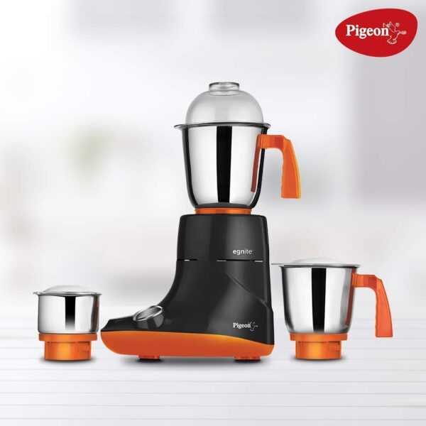 Pigeon Egnite Mixer Grinder with 3 Jars - 750W