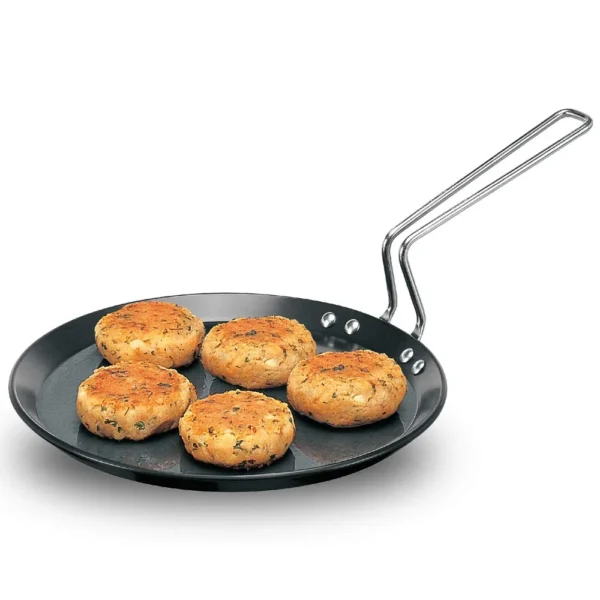 Hawkins Futura AFT22 Hard Anodised Flat Tawa - 22 cm