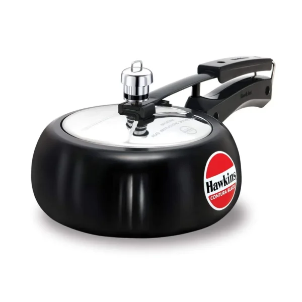 Hawkins Contura Hard Anodised Aluminium Pressure Cooker, 2 Litre (CB20)