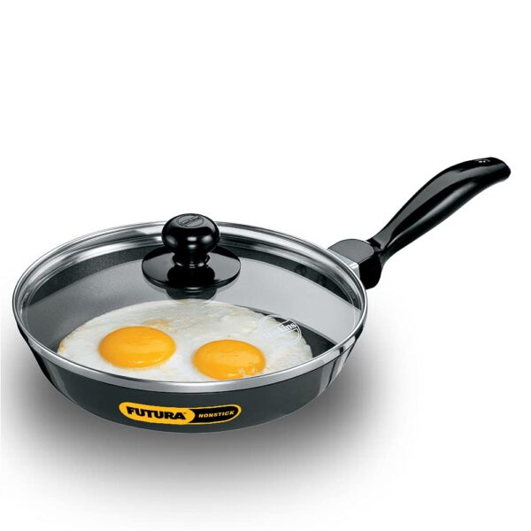 Hawkins NF22G Futura Nonstick Frying Pan with Glass Lid - 1L