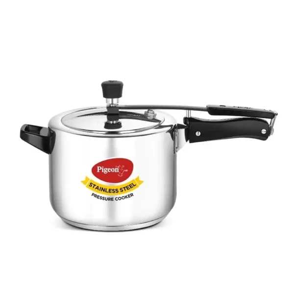 Pigeon Inox Stainless Steel Inner Lid IB Pressure Cooker - 5 L